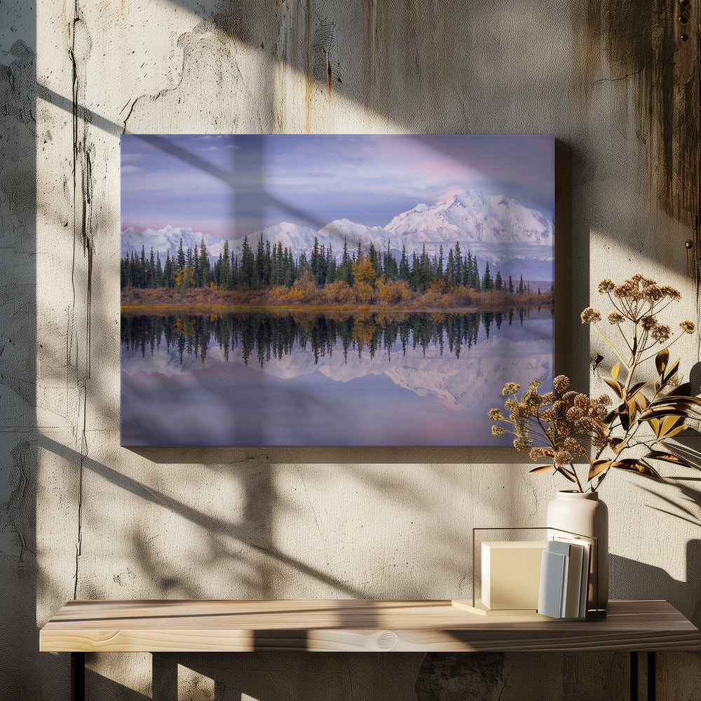 Denali-Reflexion | Leinwand