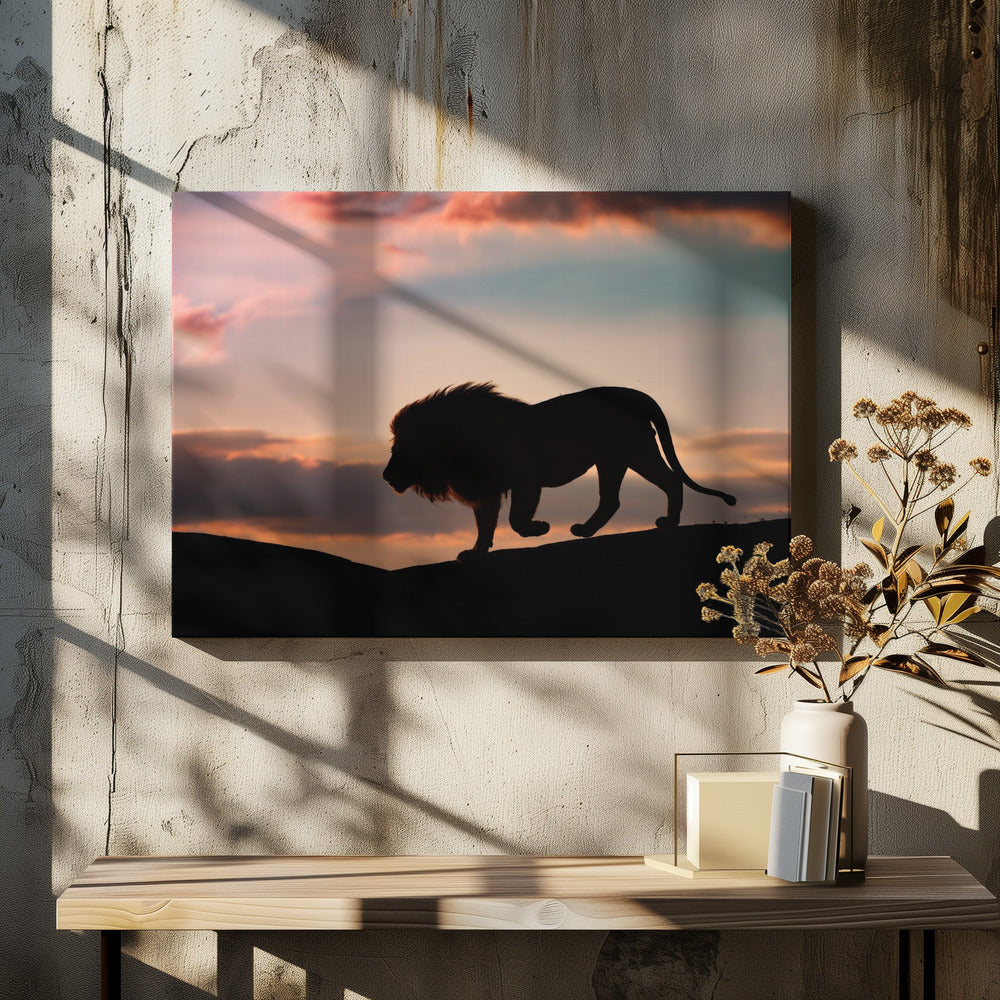 Sonnenuntergang in der Serengeti | Leinwand