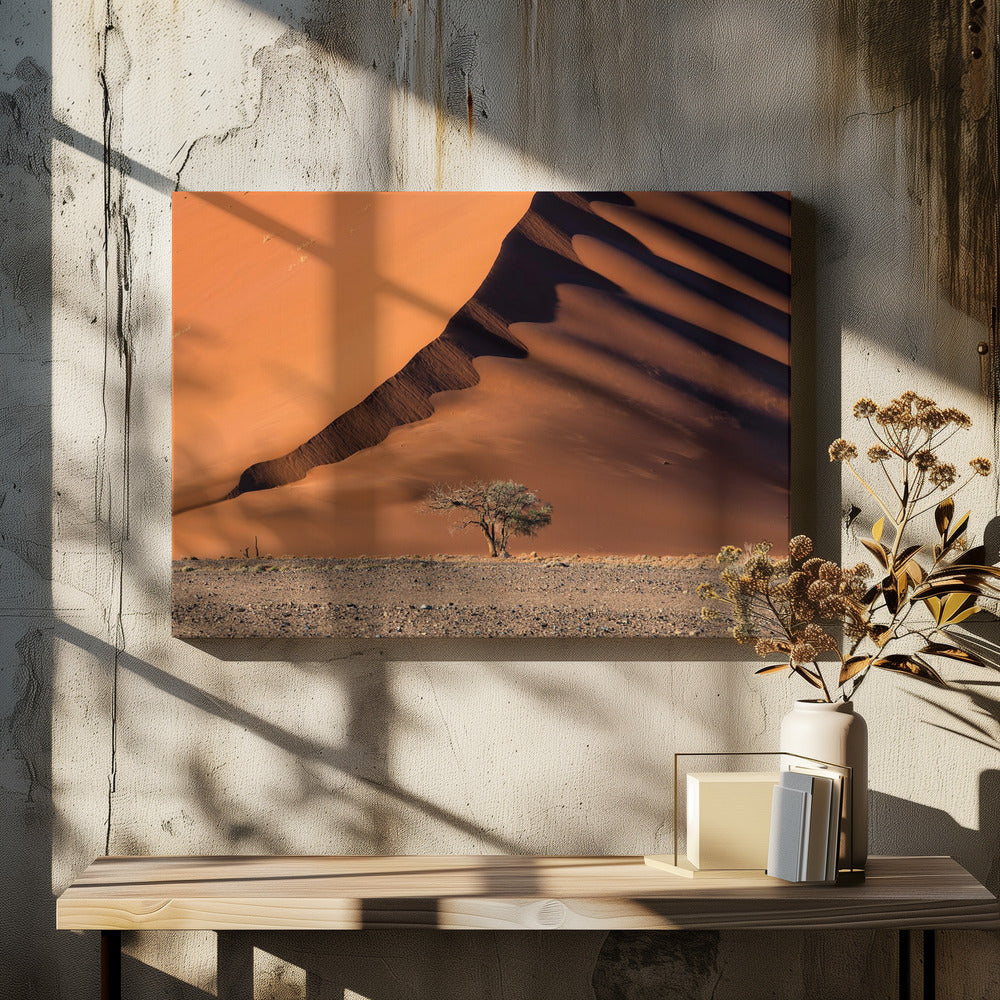 Die Düne und der Baum | Leinwand