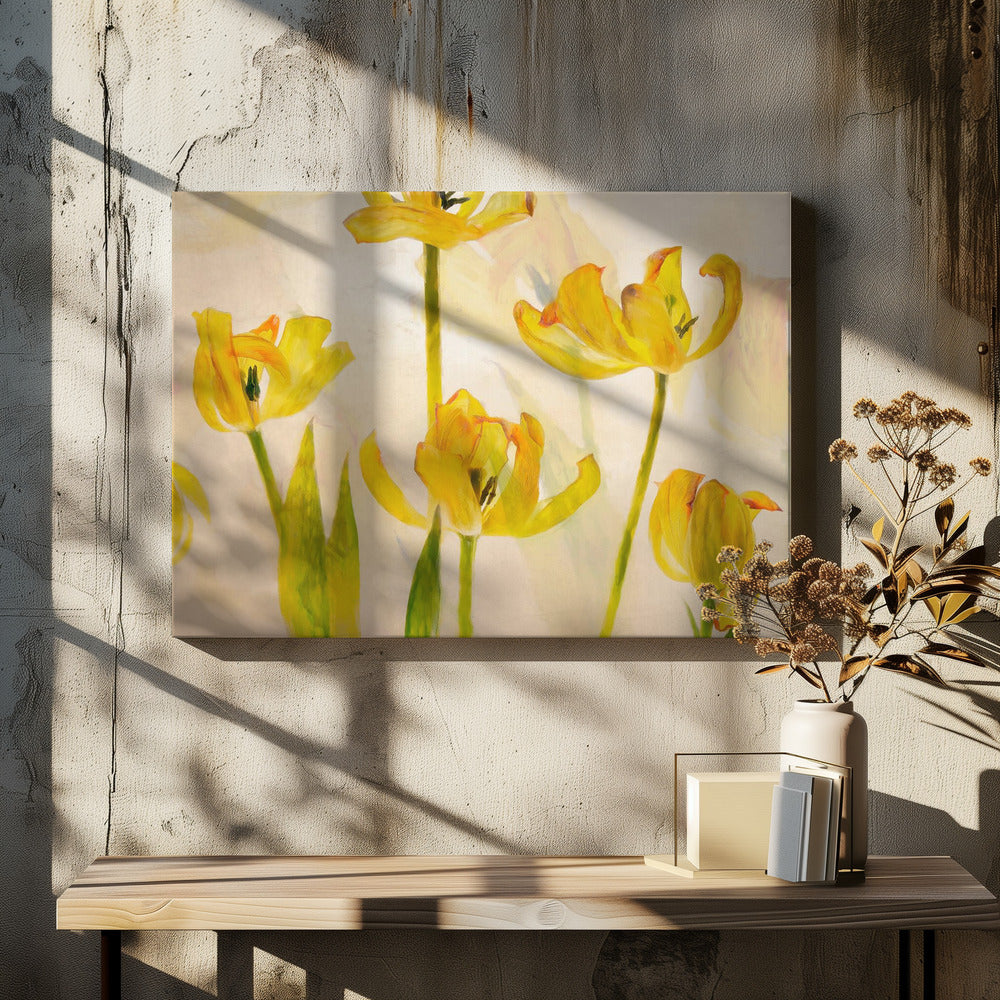 Blühende Tulpen | Leinwand