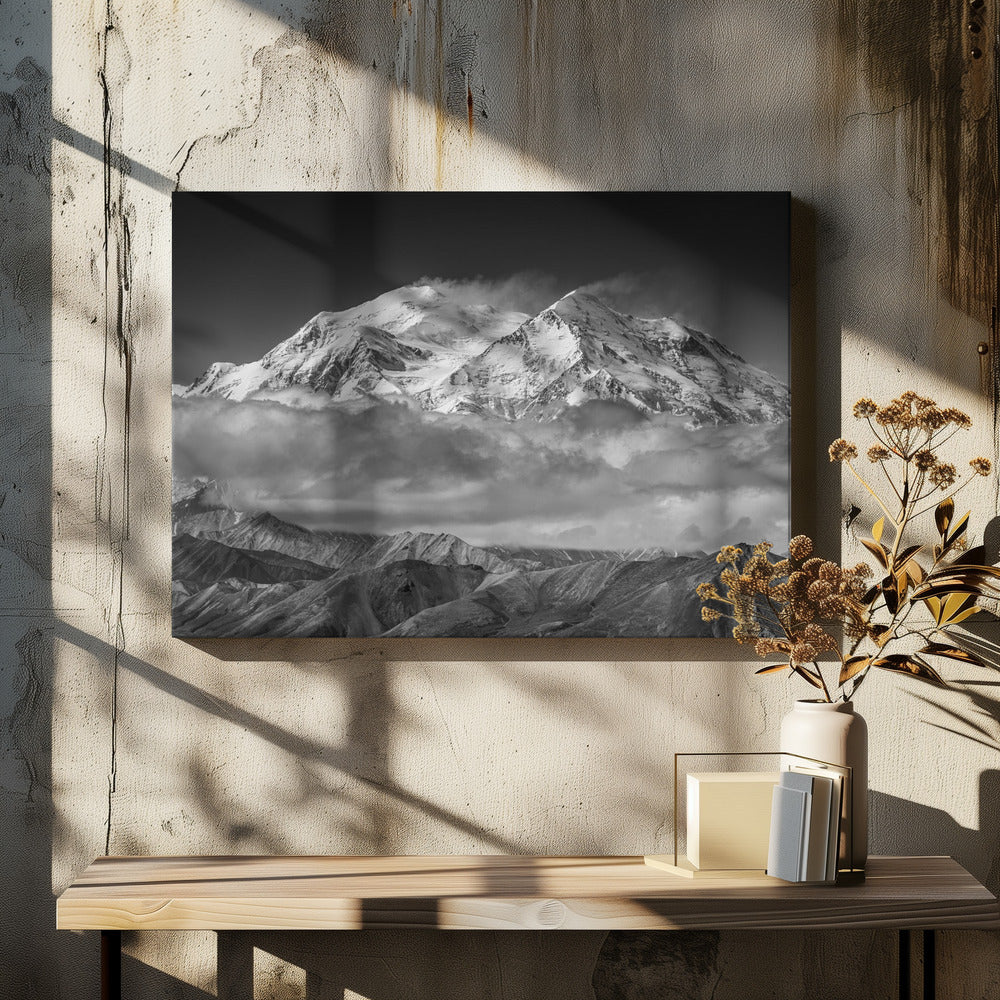Denali von der gegenüberliegenden Gratlinie aus | Leinwand