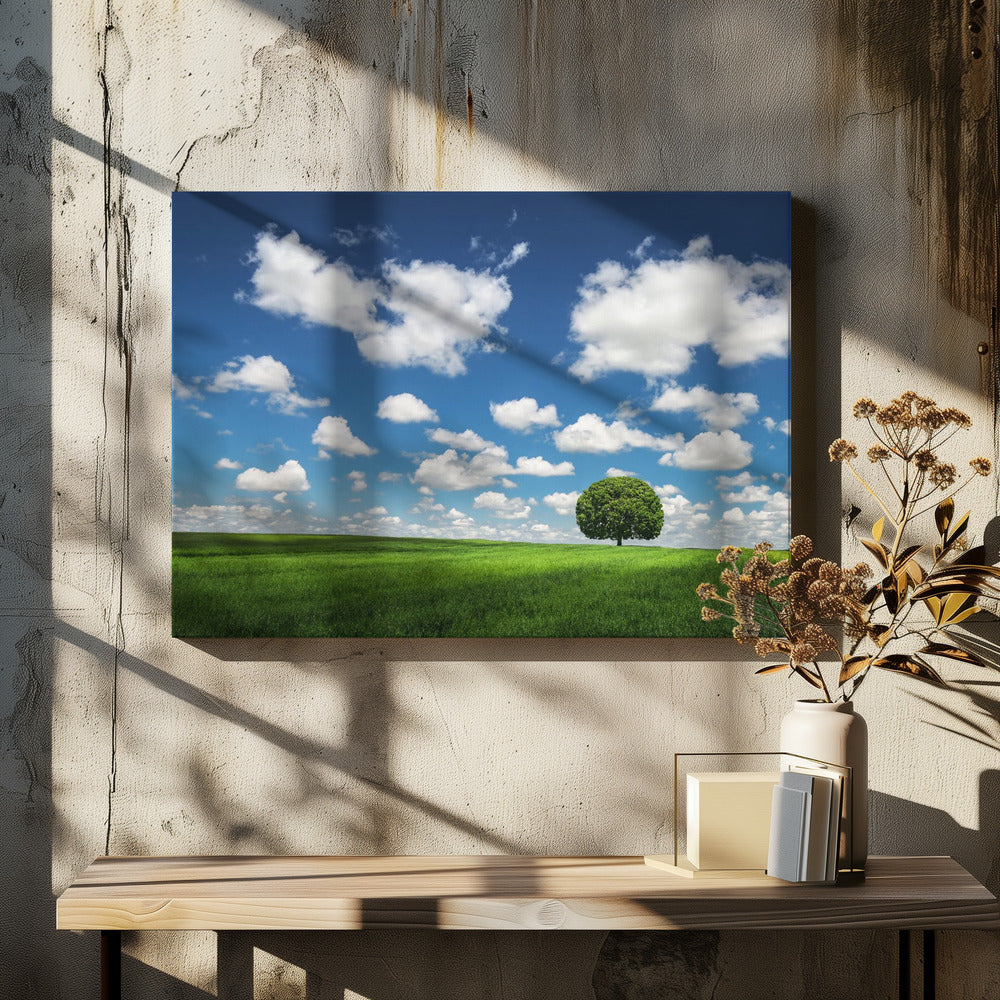 Einsamer Baum | Leinwand