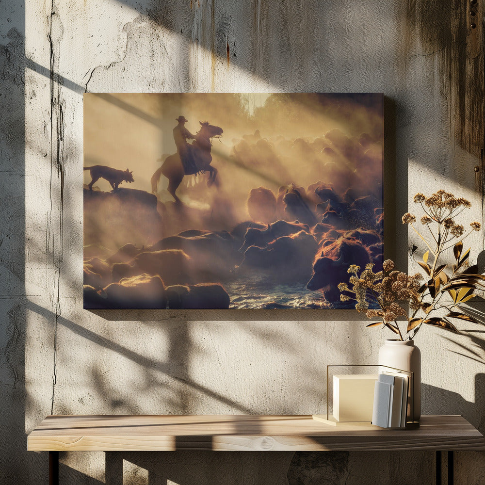 The buffalo shepherd | Canvas