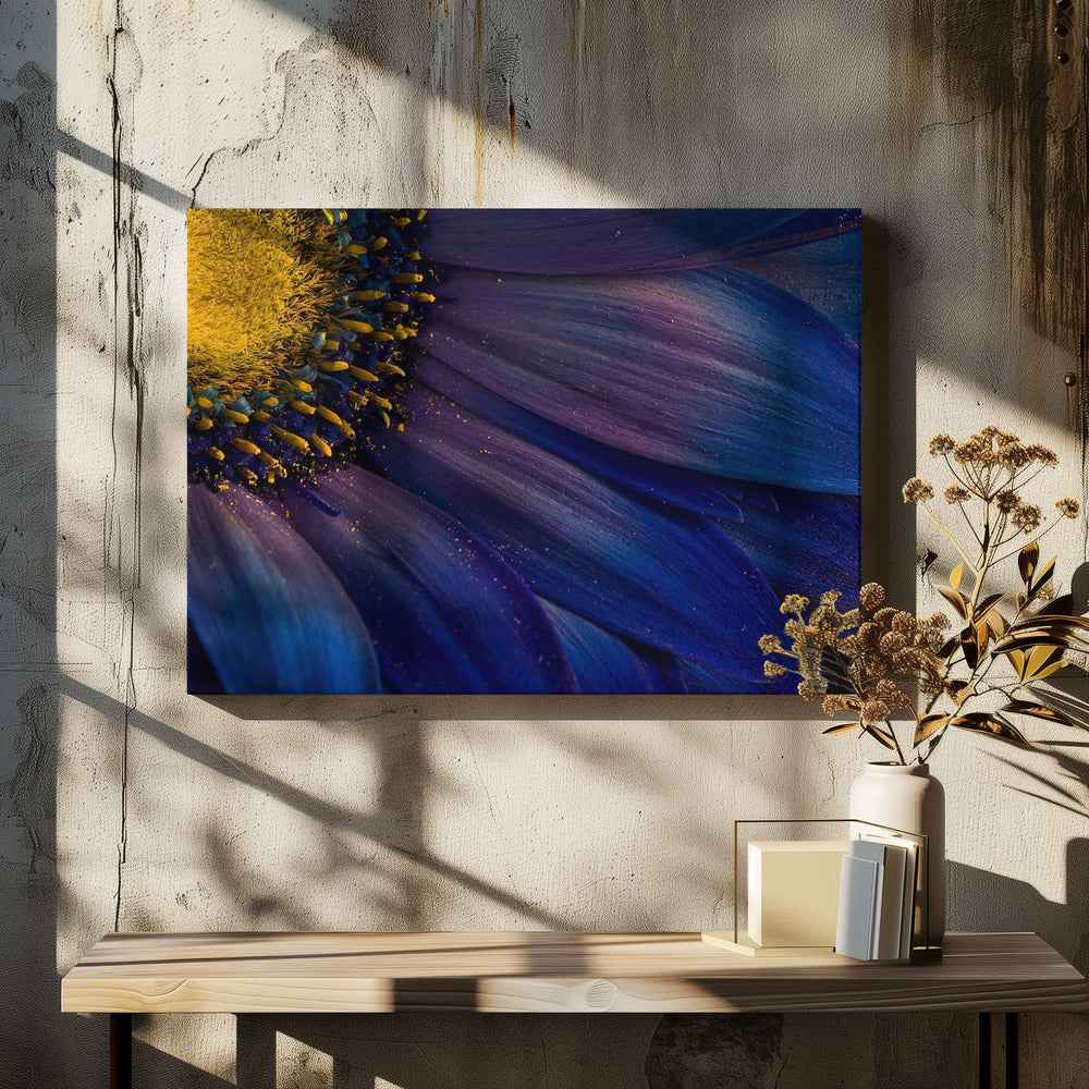 Blaue Strahlen | Leinwand