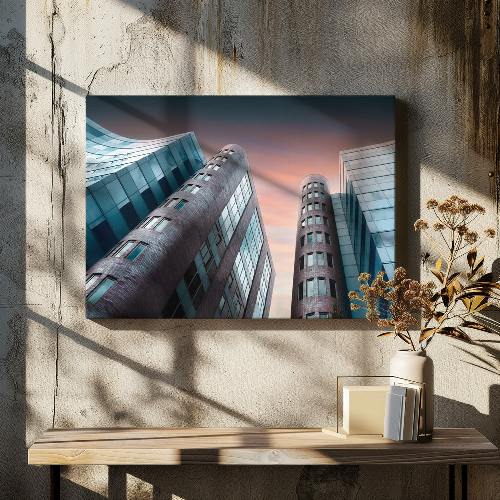 Bürogebäude | Leinwand