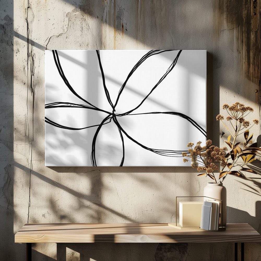 Einfache Blume | Leinwand