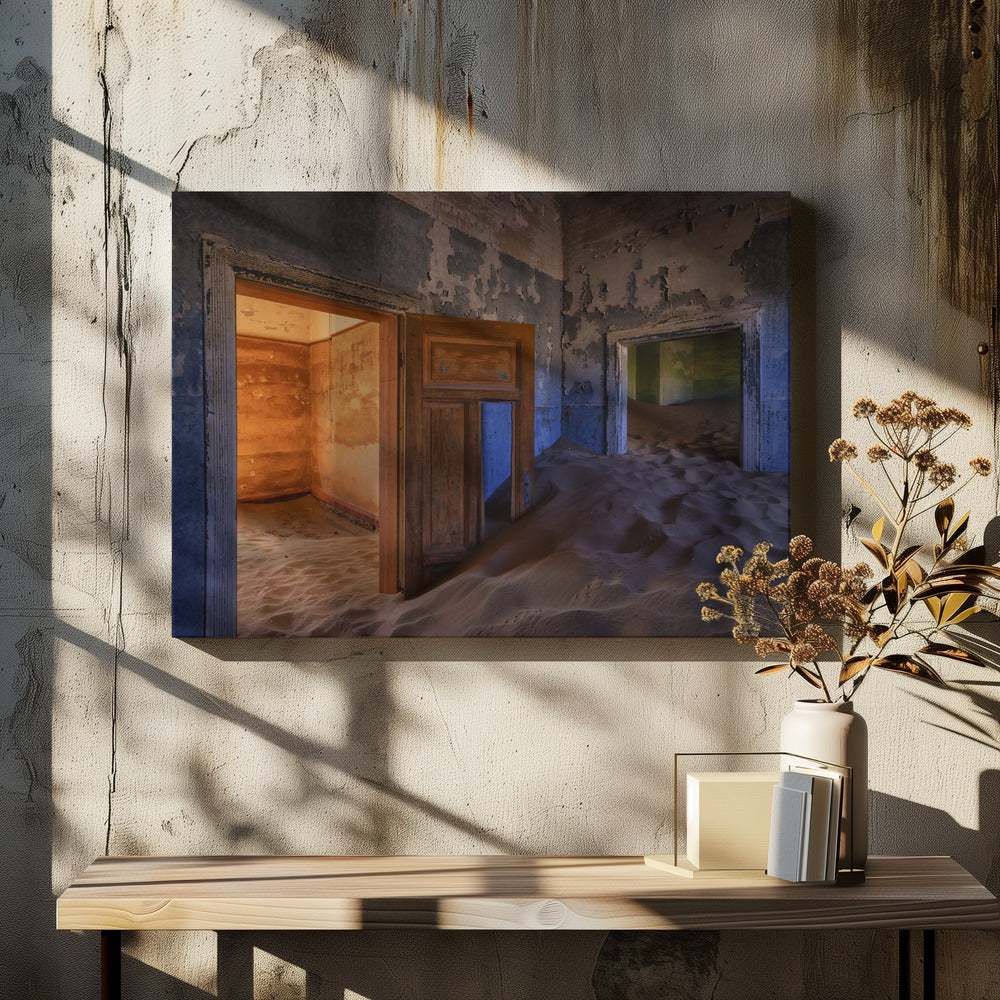 Die alten Nachbarn | Leinwand