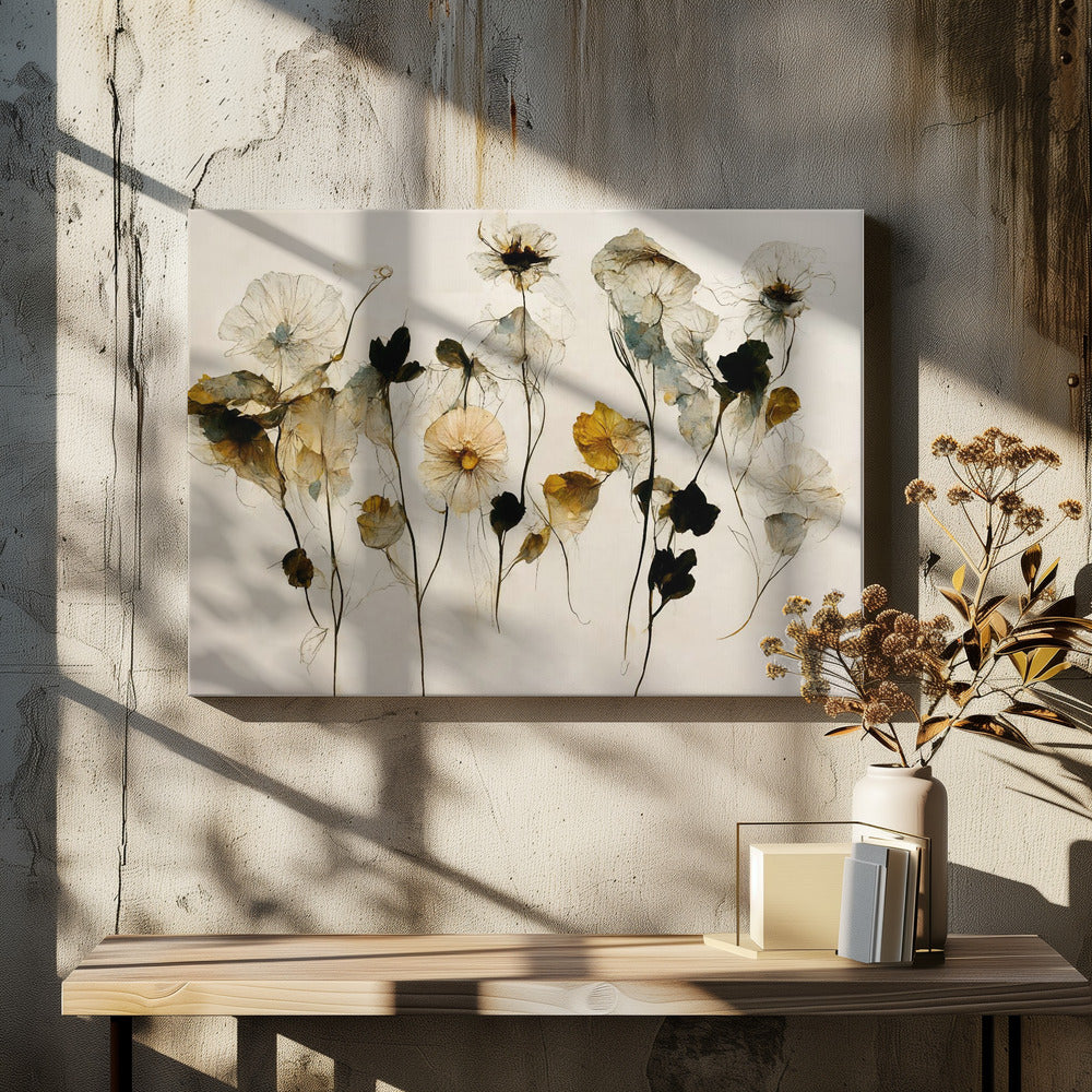 Schöne Trockenblumen | Leinwand
