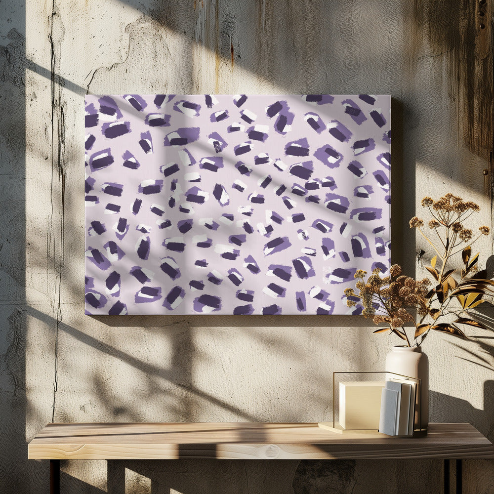 Lila Pinseltanz | Leinwand