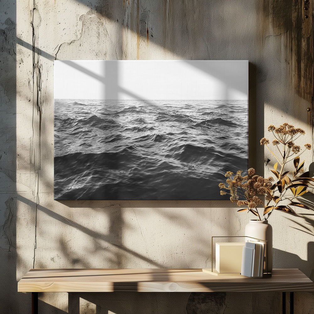 Wellenförmiger Horizont SW | Leinwand