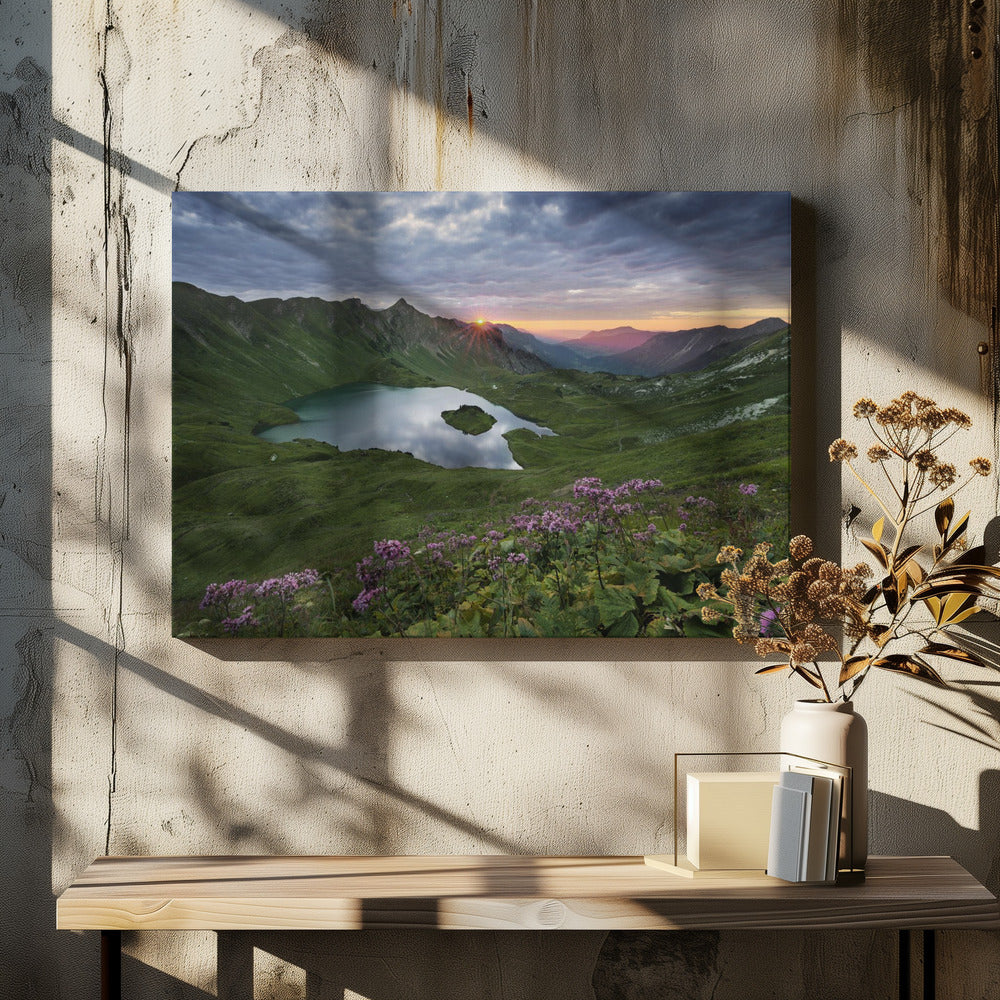 Magischer Bergsee | Leinwand