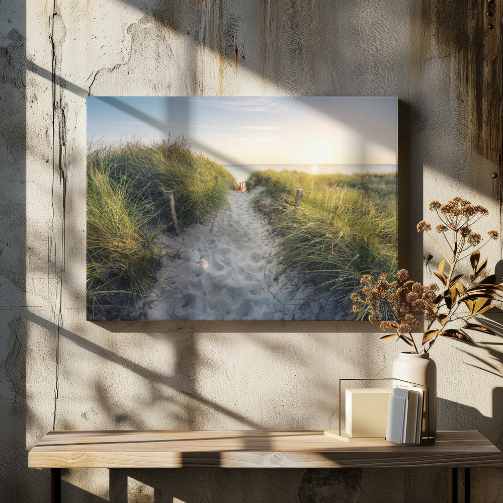 Zum Strand | Leinwand
