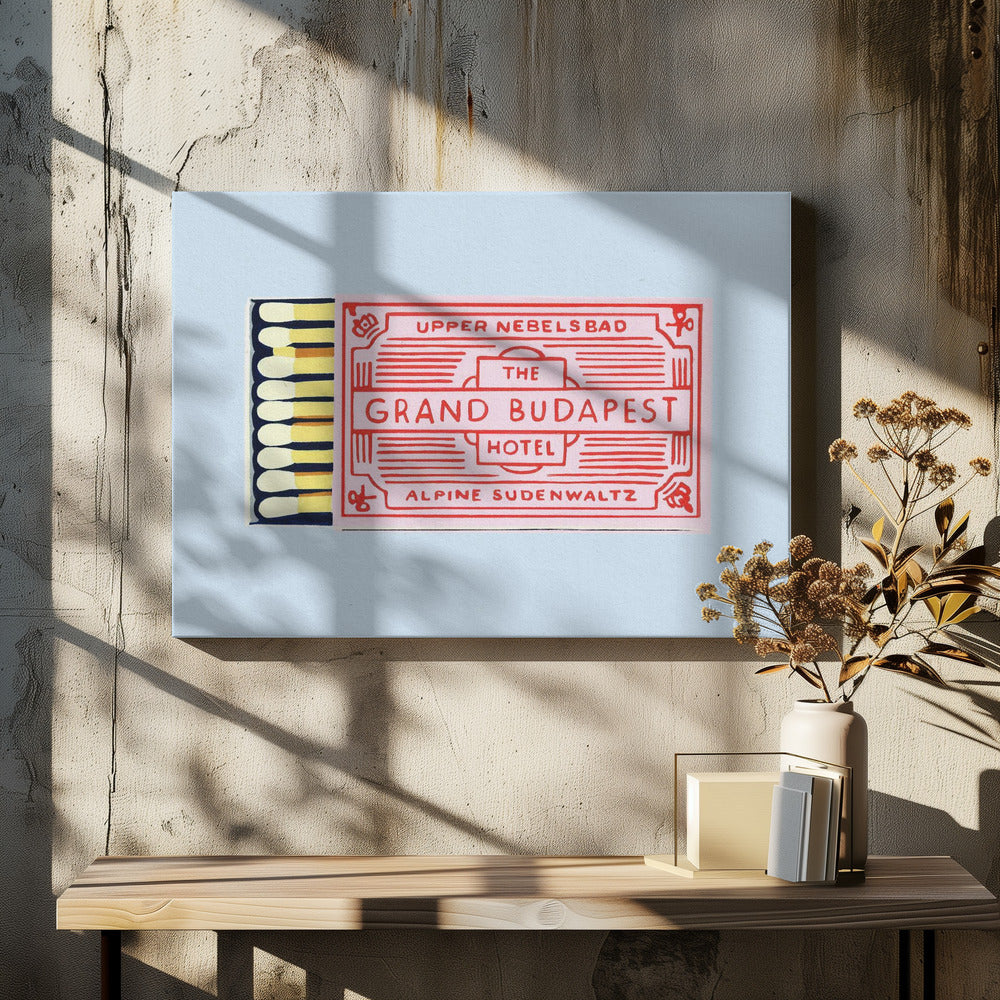 Das Grand Budapest Hotel Poster | Leinwand