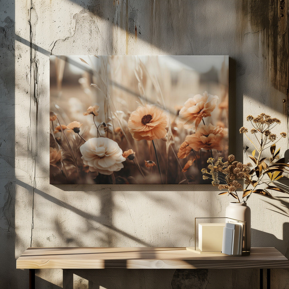 Sepiablüten | Leinwand