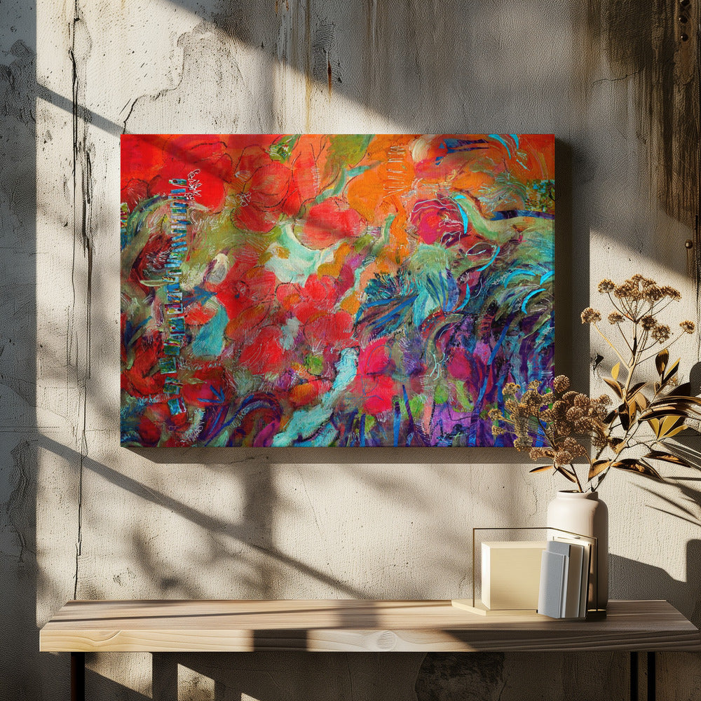 Ausbruch blühenden Lichts | Leinwand