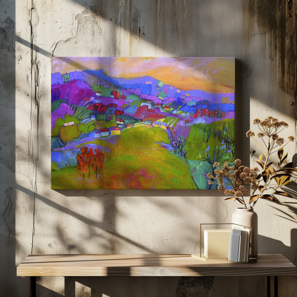 Naturinspirierte Landschaft | Leinwand