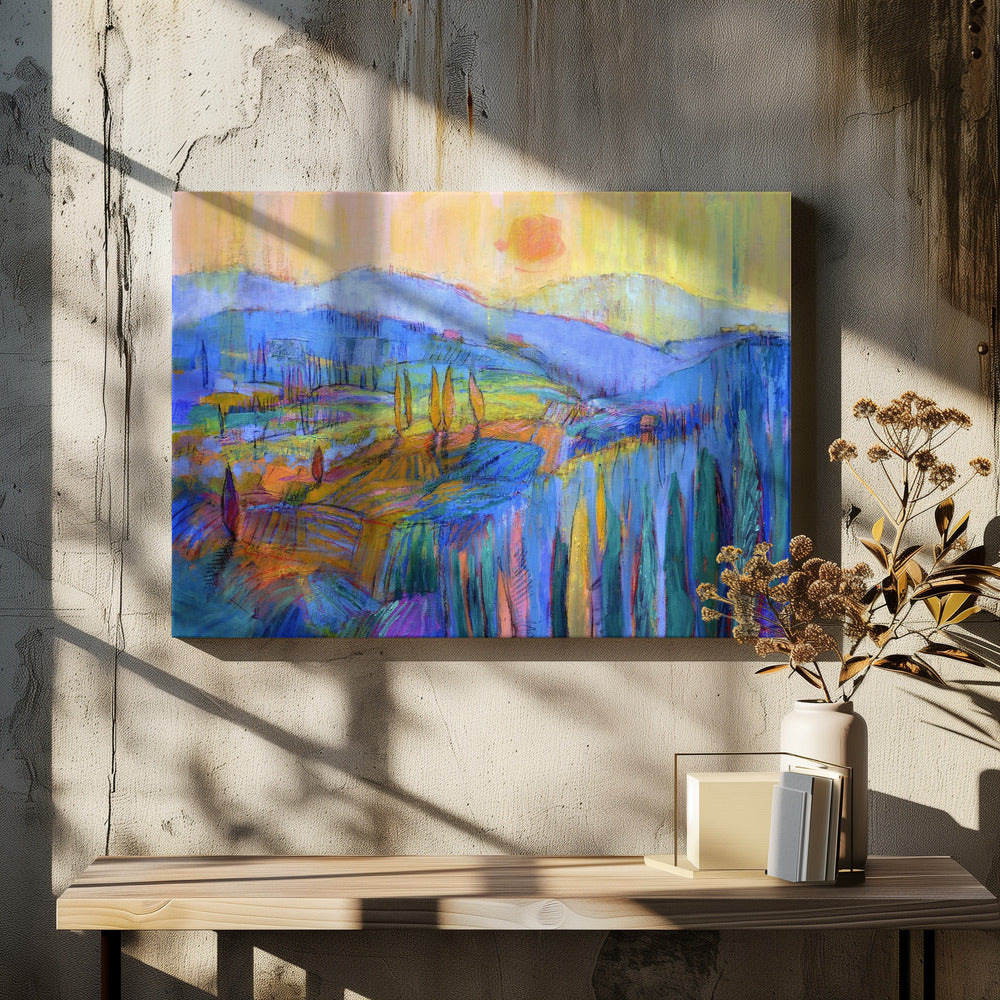 Traumlandschaft Sonnenaufgang | Leinwand