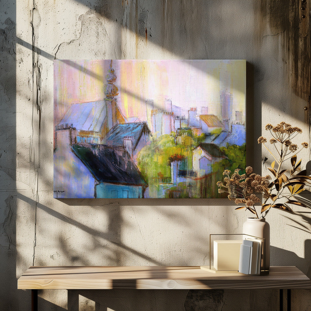 Pariser Sonnenaufgang | Leinwand