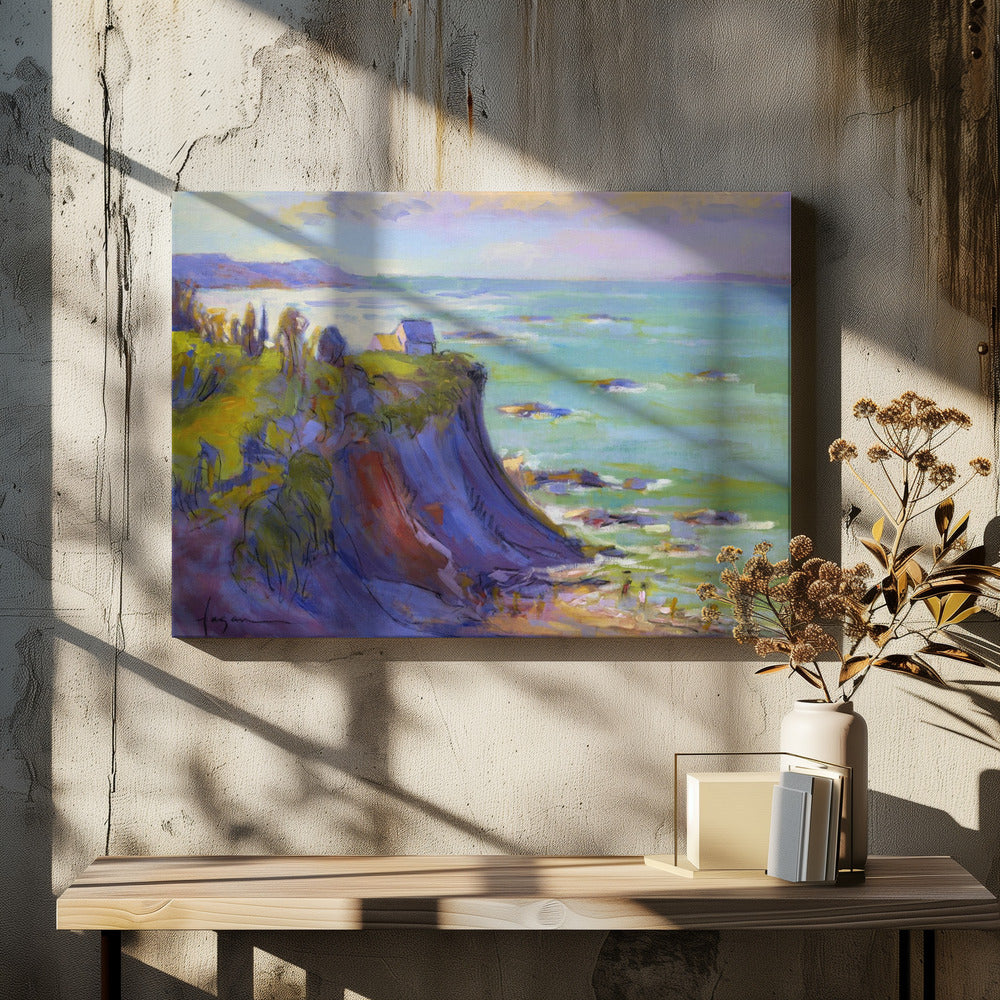 Cliffside Serenity | Leinwand