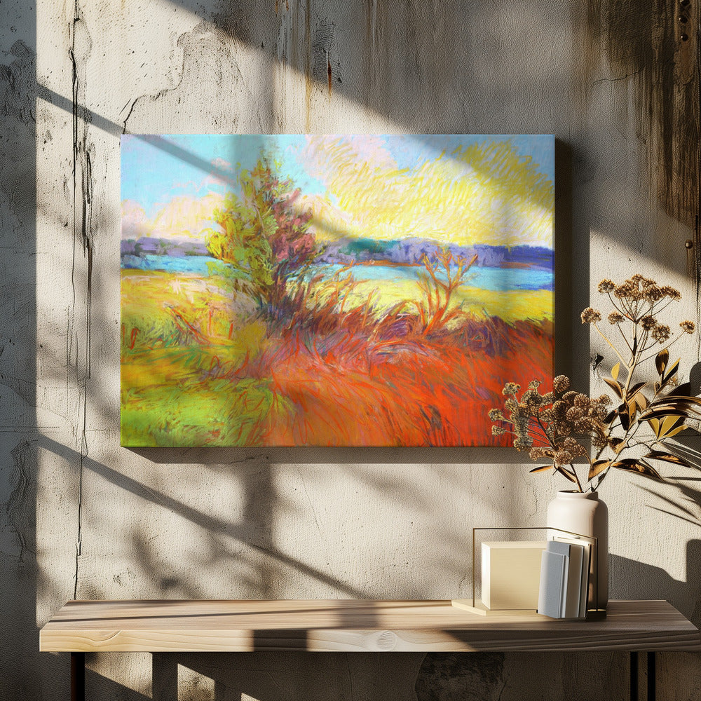 Naturinspirierte Landschaft | Leinwand