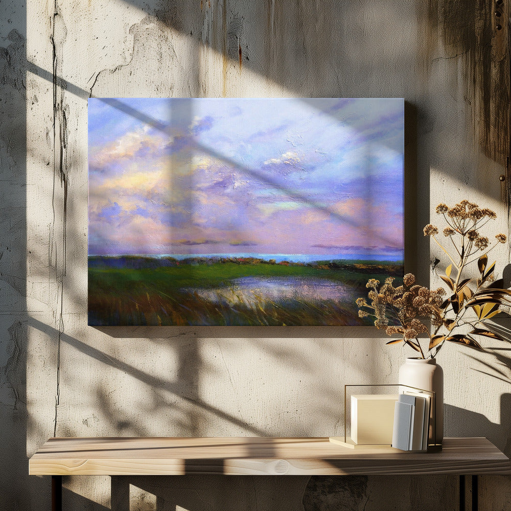 Dämmerungsreflexionen | Leinwand