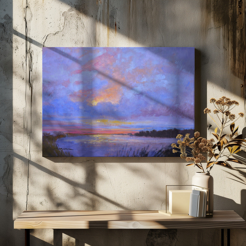 Ätherischer Abendhimmel | Leinwand