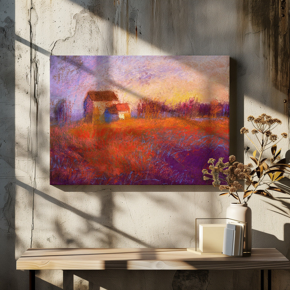Sonnenuntergangsruhe | Leinwand