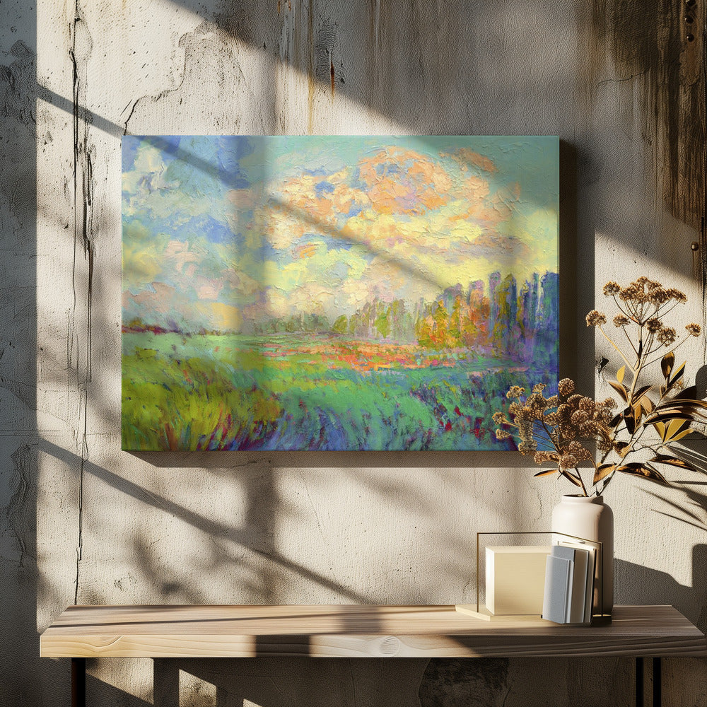 Goldene Träumerei | Leinwand