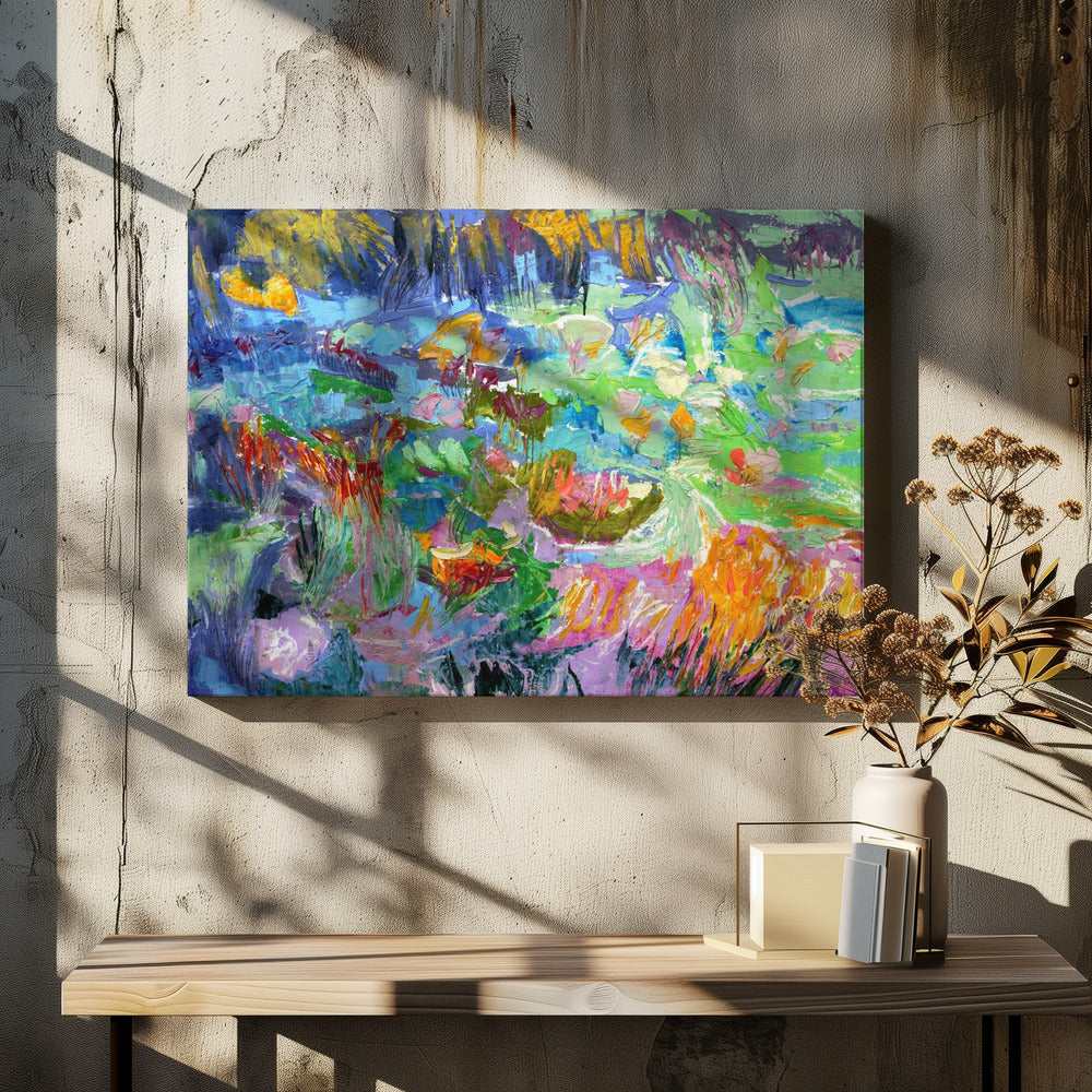 Lebendige Traumlandschaft | Leinwand