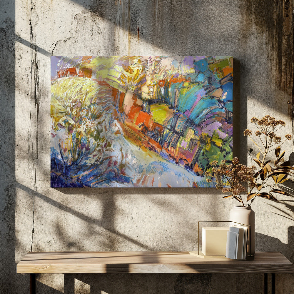Bunte Traumlandschaft | Leinwand