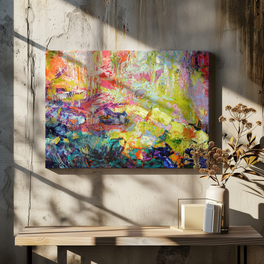 Eine Symphonie farbenfroher Harmonie | Leinwand