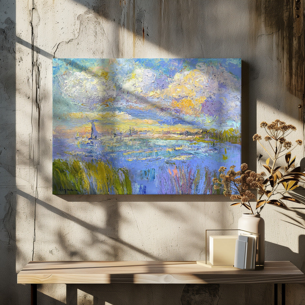 Verträumter Küstenhimmel | Leinwand