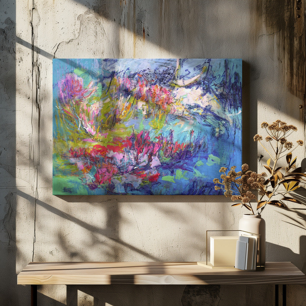 Lebendige Traumlandschaft | Leinwand