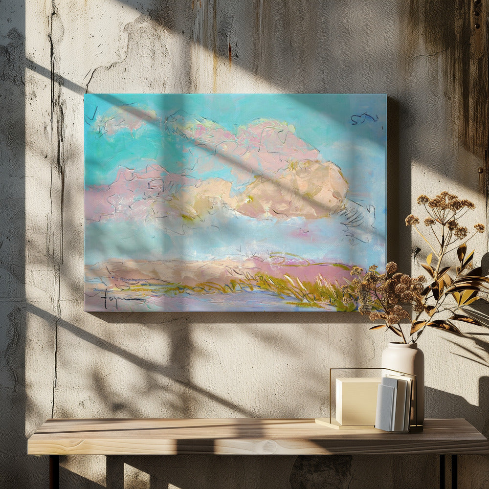 Pastell Sky Drift | Leinwand