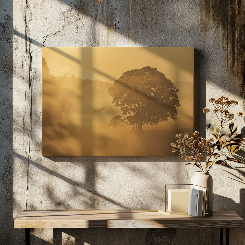 Herbstmorgen | Leinwand