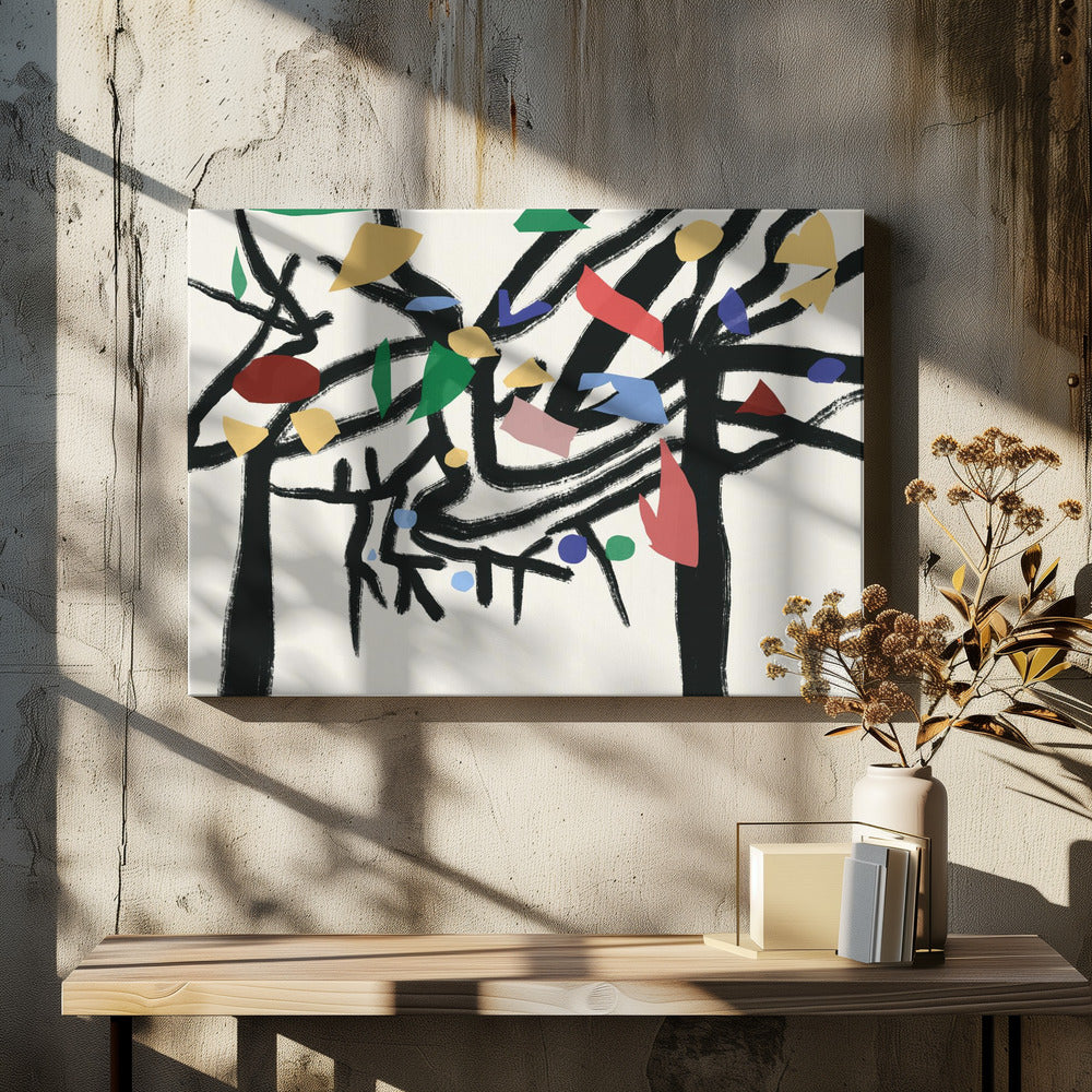 Farben im Wald 02 | Leinwand