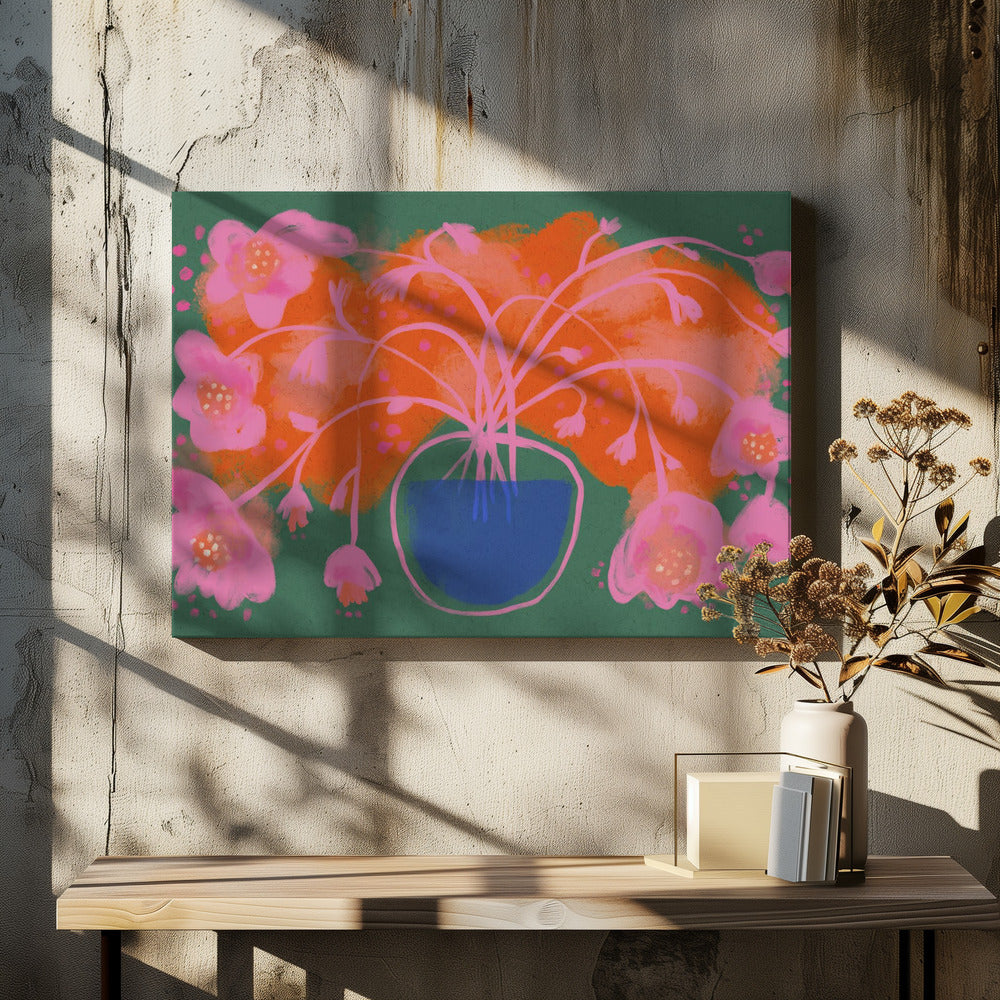 Floral Burst Symphony | Leinwand
