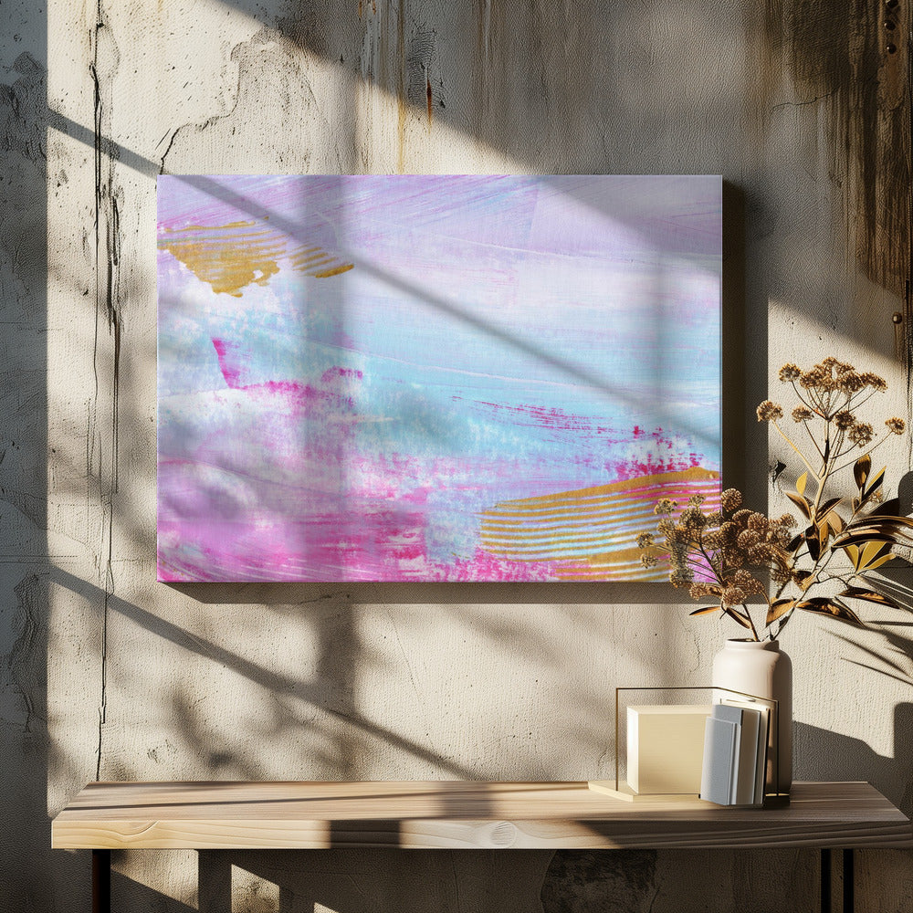 Colourful Strokes Horizontal | Canvas