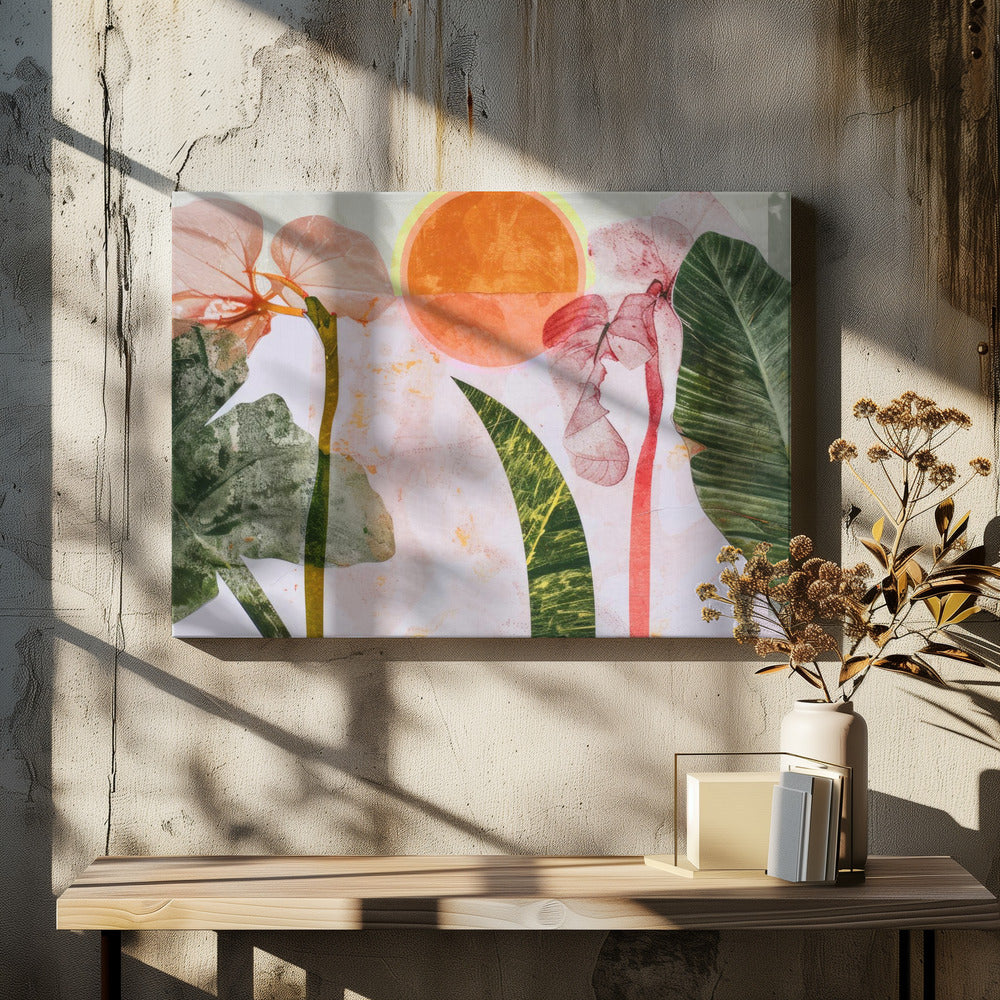 Tropischer Sonnenaufgang | Leinwand