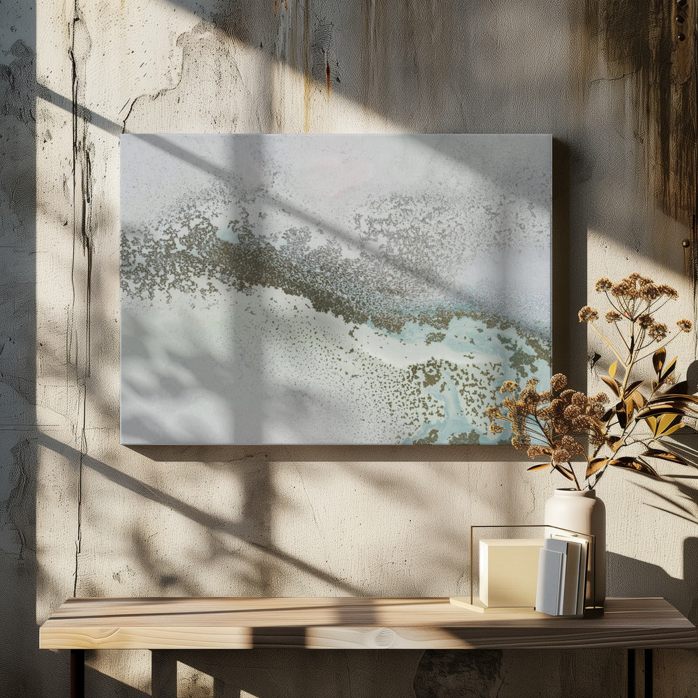 Minimalistische Kunst - Shallow Pass | Leinwand