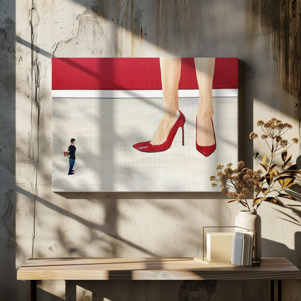 Sag es mit Blumen | Leinwand