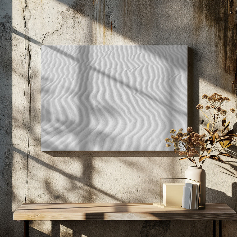 Minimalistische Sanddüne 2 | Leinwand