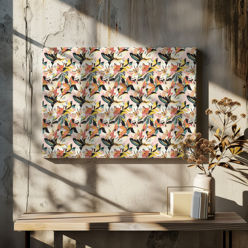 Floral Fusion Bliss | Leinwand
