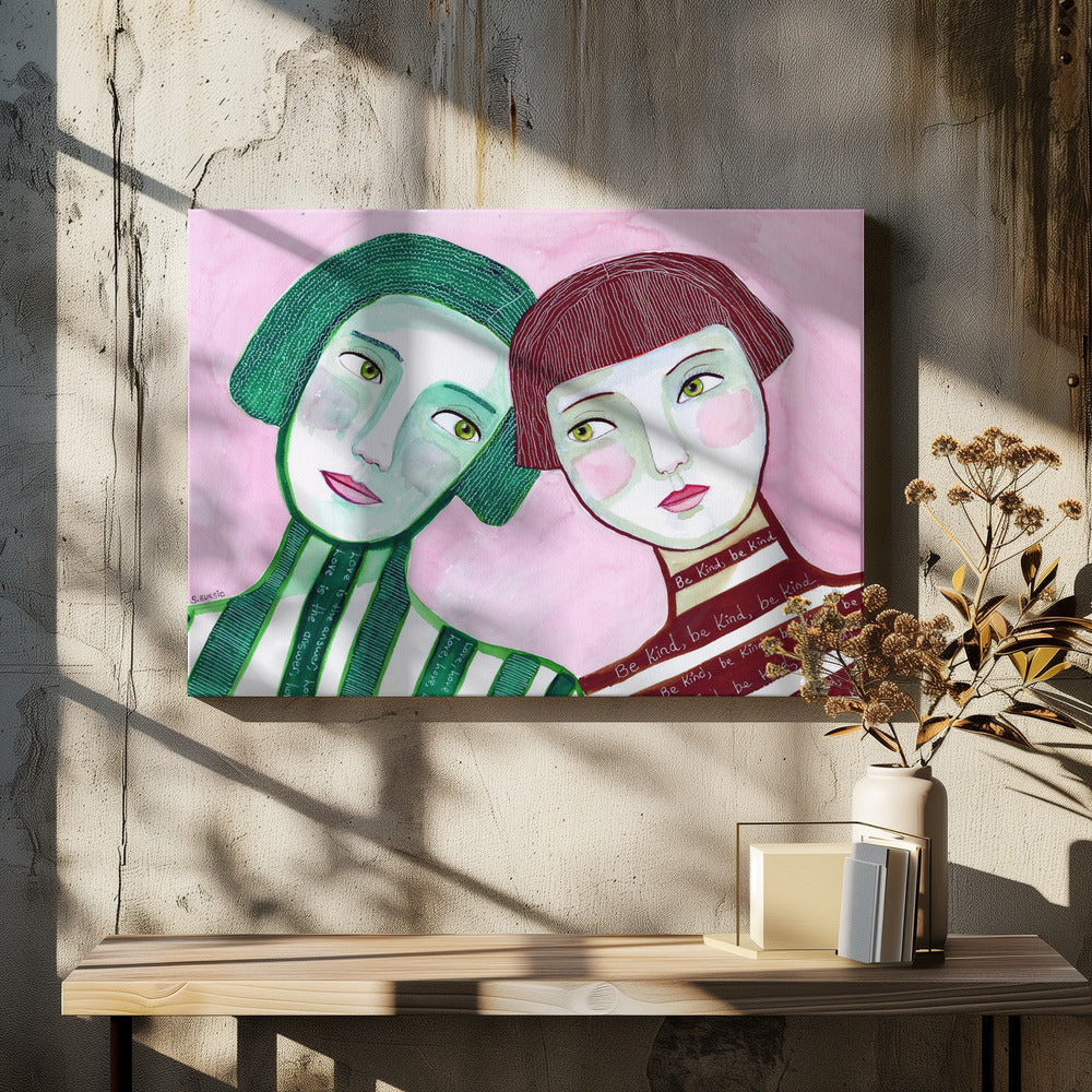 Beste Freunde | Leinwand
