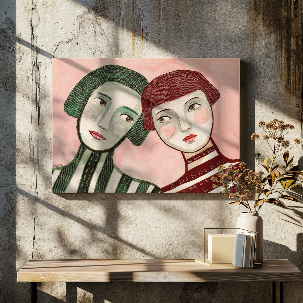 Beste Freunde | Leinwand