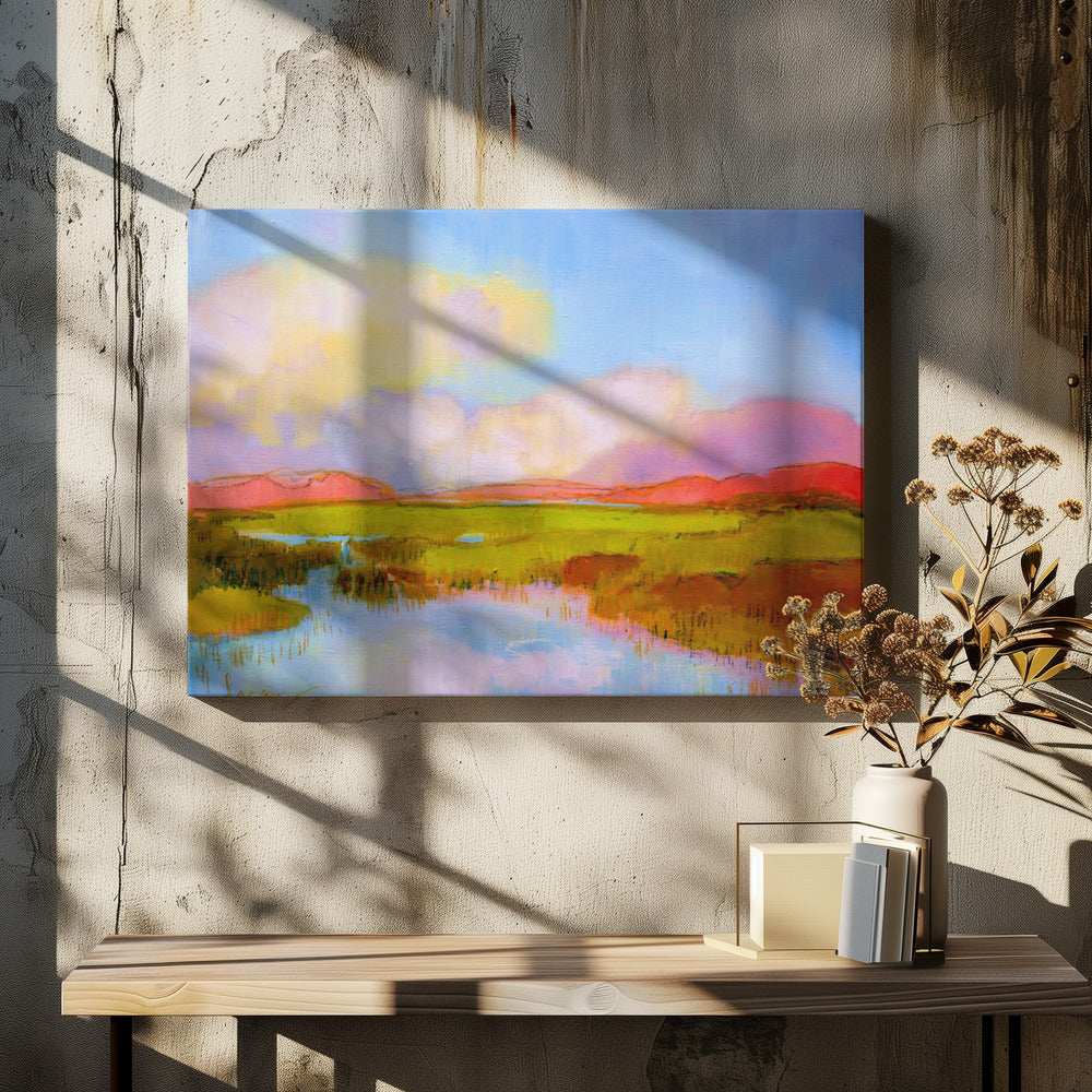 Kaskadierende Träume | Leinwand