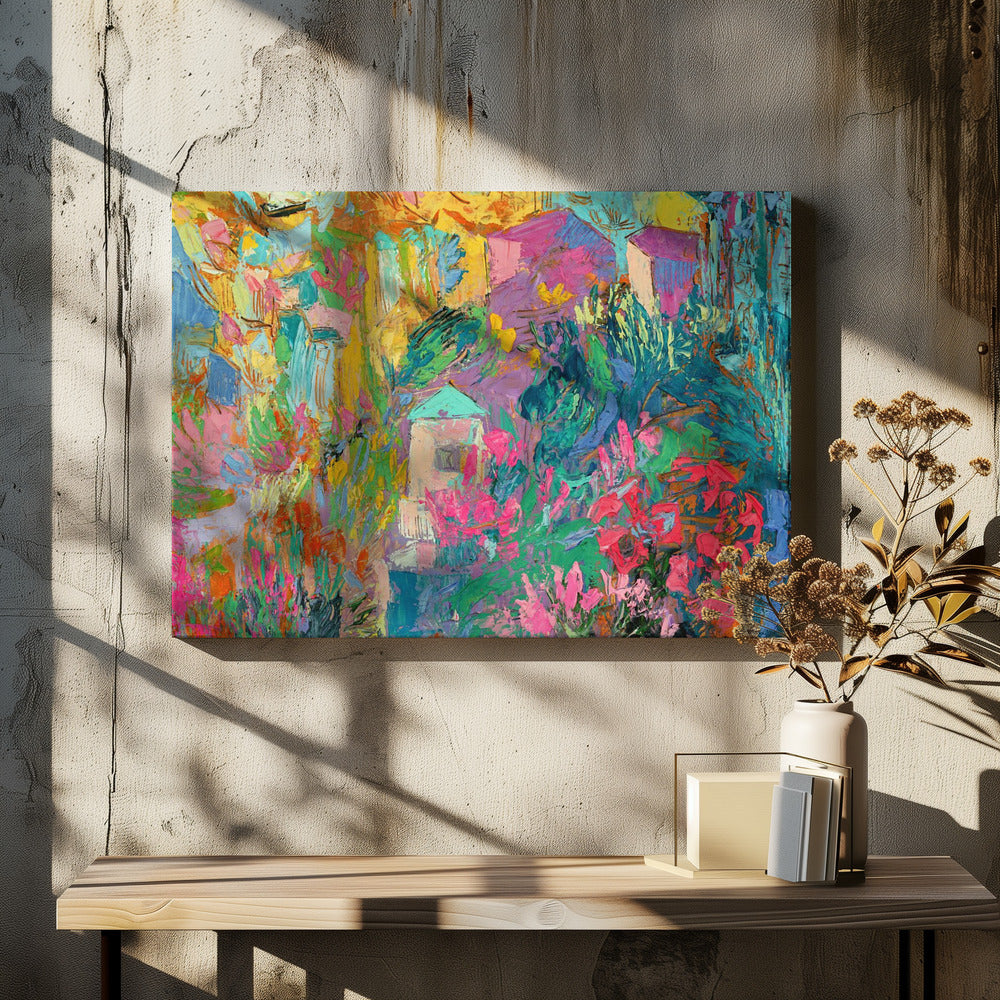 Schmetterlingsgarten Home | Leinwand