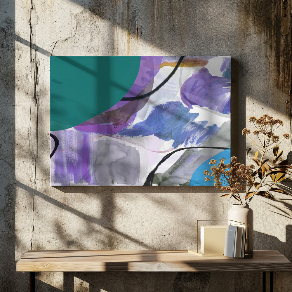 Fluid Abstract Shapes 1 | Canvas