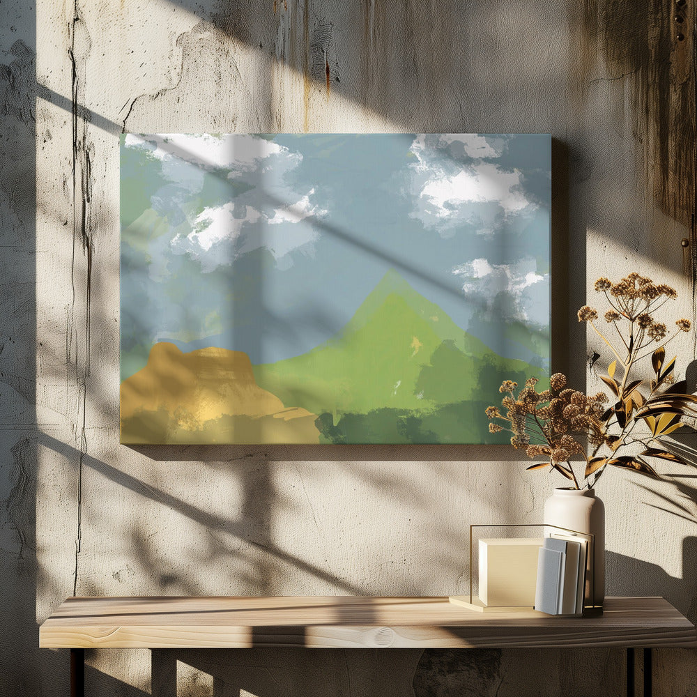 Landschaft Abstrakt | Leinwand