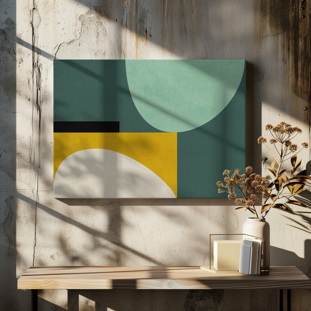Regenbogen Plus Formen1 | Leinwand